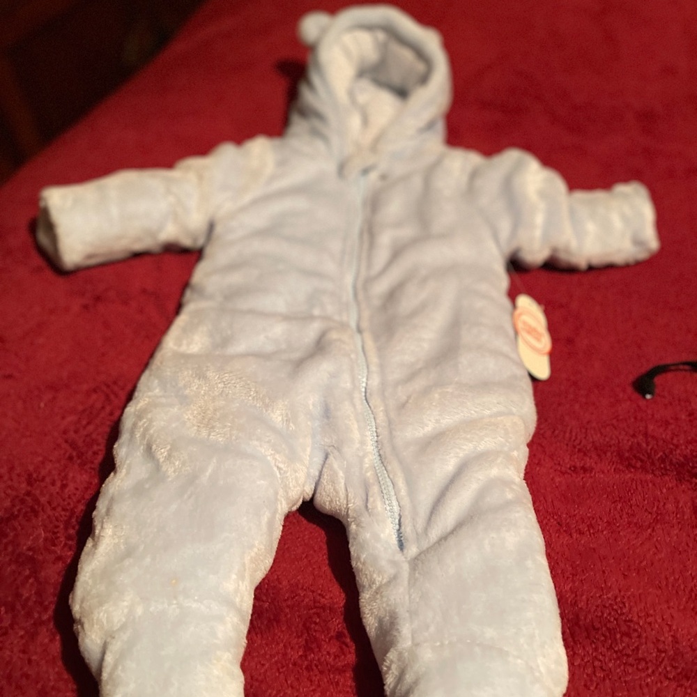 Wonder Nation Soft Blue Kids Footie